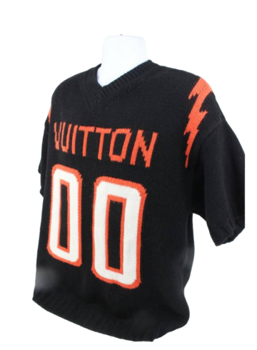 Louis Vuitton - Louis Vuitton Chunky Intarsia Football T-Shirt