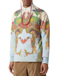 Burberry - Burberry map-print long-sleeve jumper