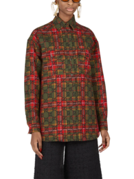 Gucci - GG Tartan-Print Shirt