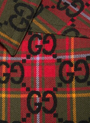 Gucci - GG Tartan-Print Shirt