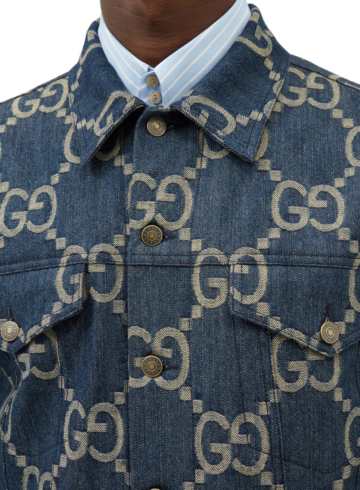 Gucci - GG - Embroidered Denim Jacket