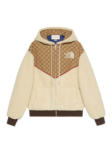 Gucci - The North Face x Gucci GG Canvas Shearling Jacket