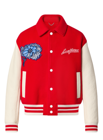 Louis Vuitton - LV x YK Psychedelic Flower Embroidered Varsity Blouson