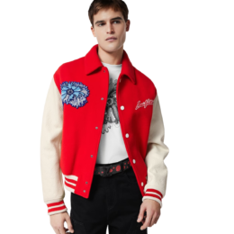 Louis Vuitton - LV x YK Psychedelic Flower Embroidered Varsity Blouson